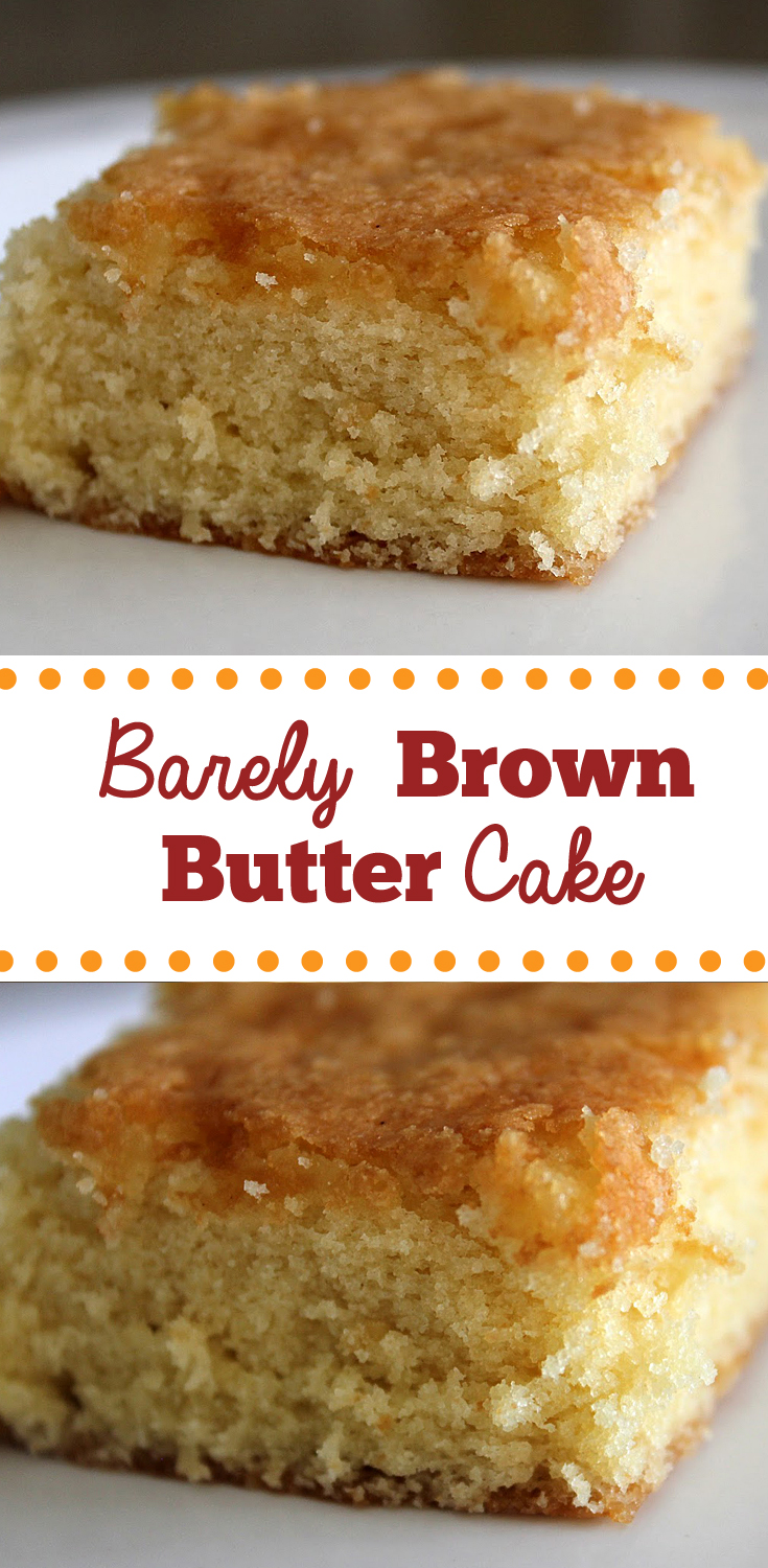 Recipe for Christina Tosi's Barely Brown Butter Cake by freshfromthe.com