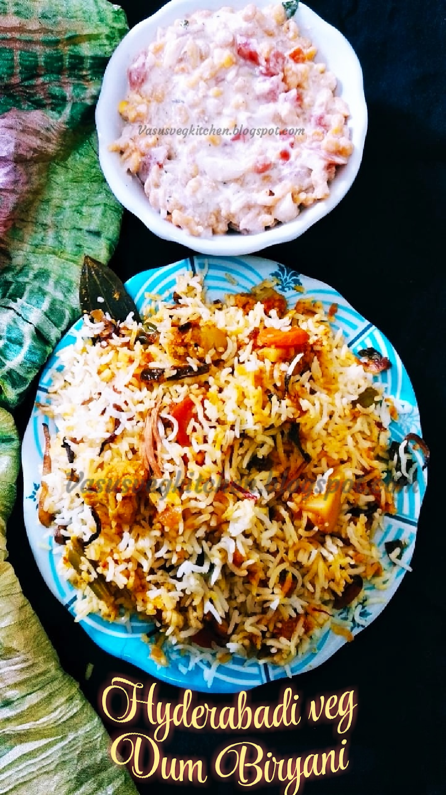 Vasusvegkitchen Hyderabadi Veg Dum Biryani How to prepare veg dum