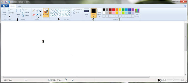 How To Use Paint In windows 7-Basic Instructions | Windows 7 Features ...