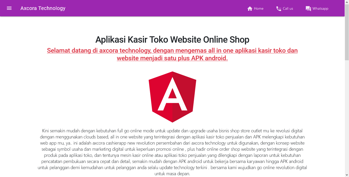 aplikasi toko keren dengan website toko online shop apk android