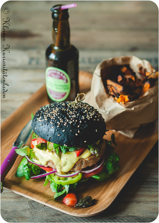 Krabbenburger Mit Erdbeer Spargel Salsa