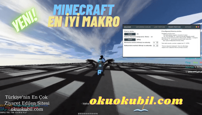 Minecraft BClicker Downloader v16 En İyi Makro Hilesi Craftrise 2021