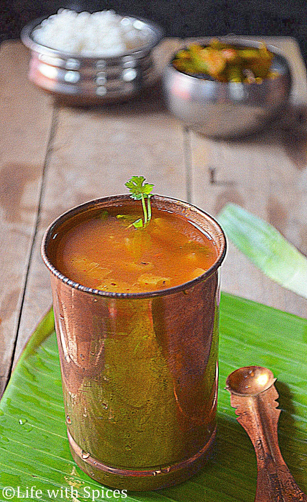 Life with spices: PINEAPPLE RASAM - South Indian Speciality