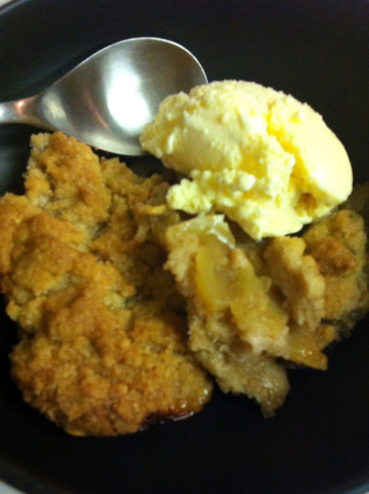 Handmade by CJ Maple Oatmeal Apple Crisp