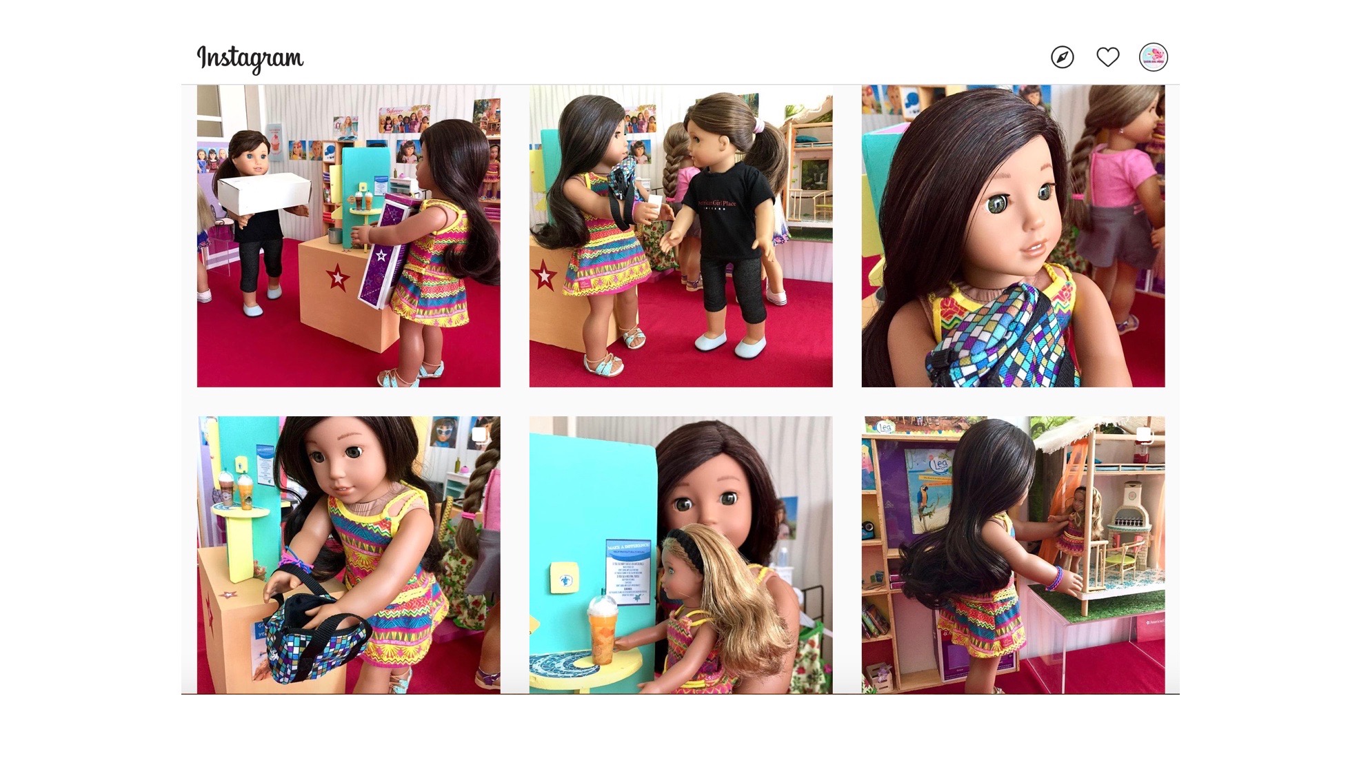 American Girl store bags and boxes DIY