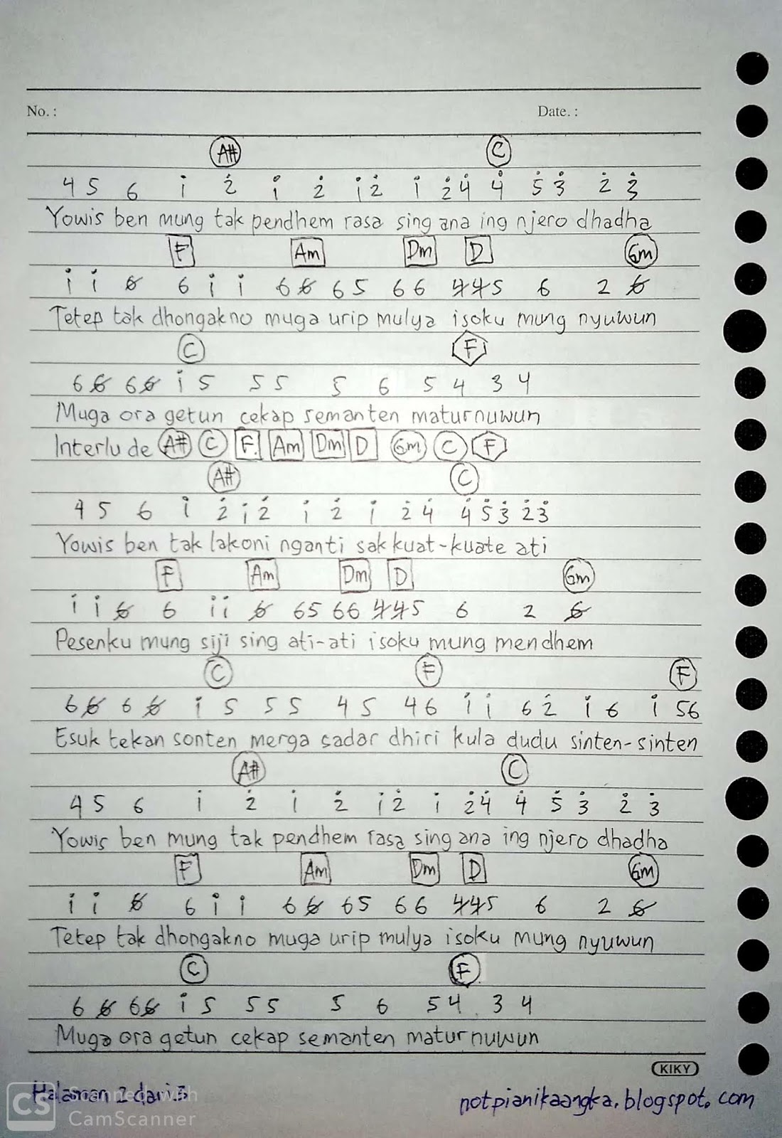 Kunci Gitar Lagu Dalan Liyane Mudah Chord Gitar Dan Lirik Lagu Indonesia Terbaru