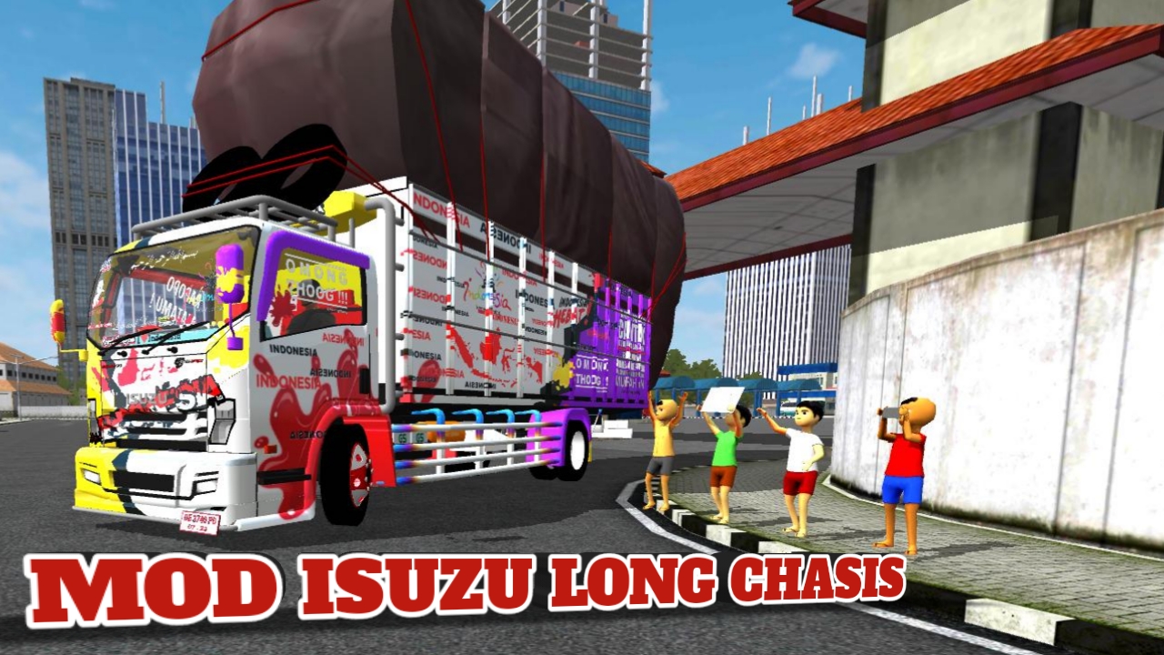 DOWNLOAD MOD BUSSID TRUCK ISUZU GAYOR LONG CHASIS