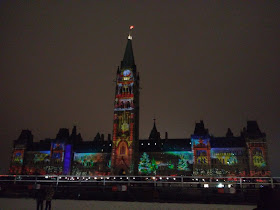 Ottawa Daily Photo A Winter Light Show On Parliament Hill
