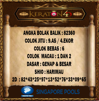 Kode Syair Sgp 26 Juli 2021 Prediksi Sgp Jitu Keraton4d