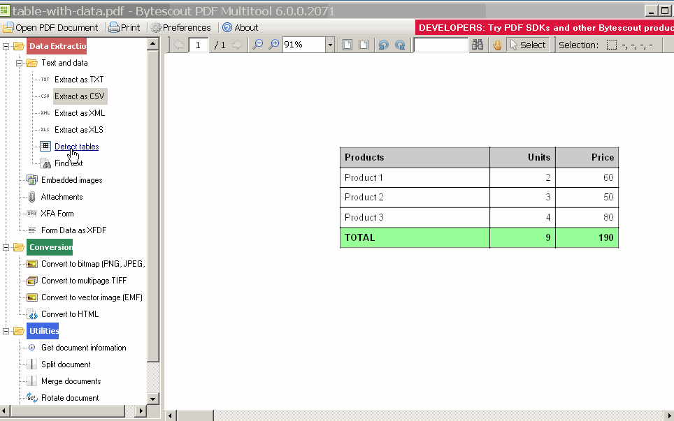 ByteScout PDF Multitool 13.3.0.4515 Full