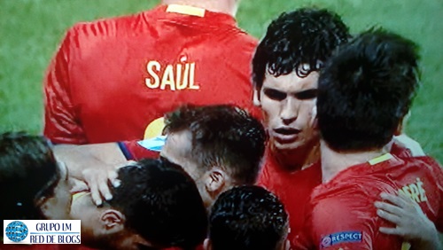 CELEBRACIÓN GOL DE SAÚL CELEBRACIÓN GOL DE SAÚL