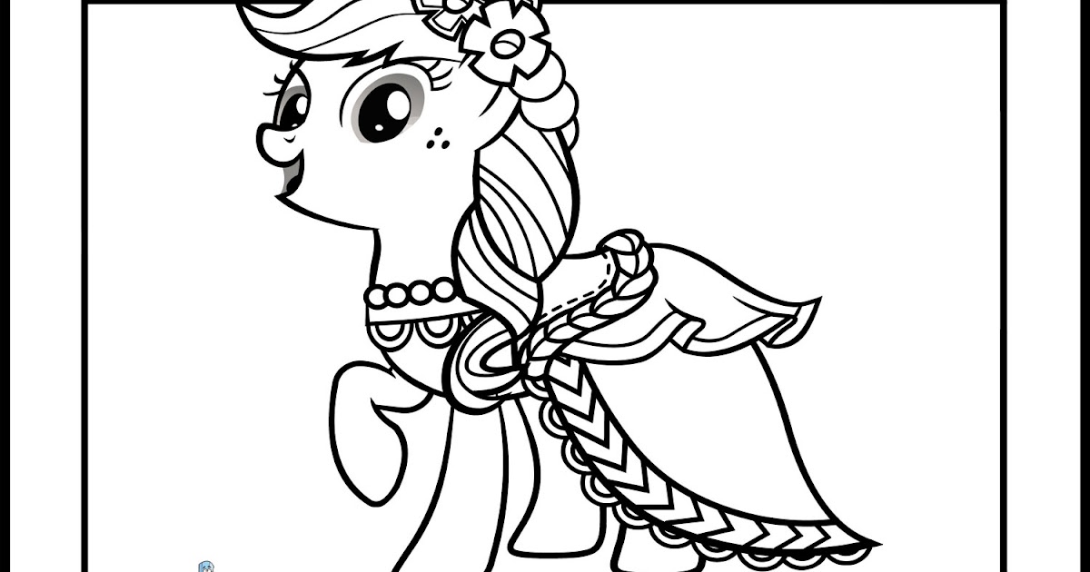 My Little Pony Coloring Pages Applejack My Little Pony Coloring Pages Applejack