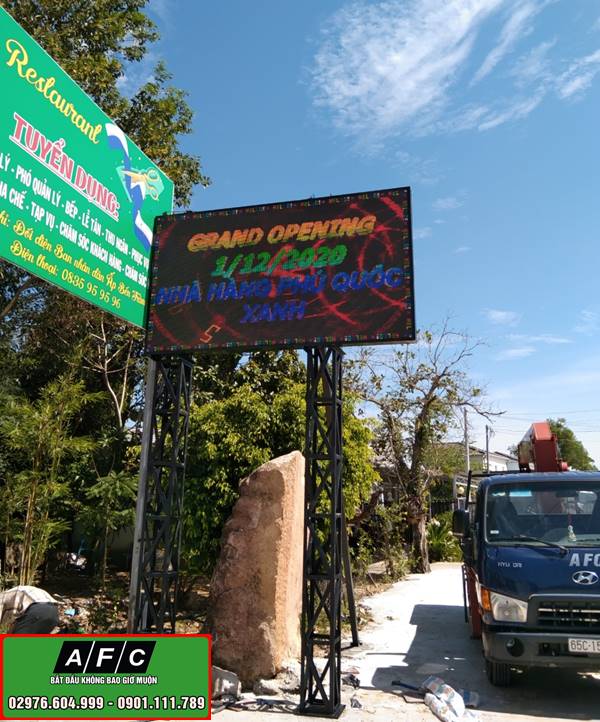 Thiết kế thi công màn hình Led quảng cáo ngoài trời