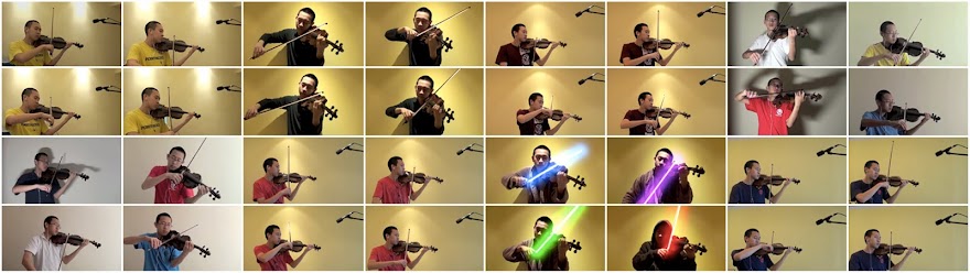 Navigating YouTube with a Violin