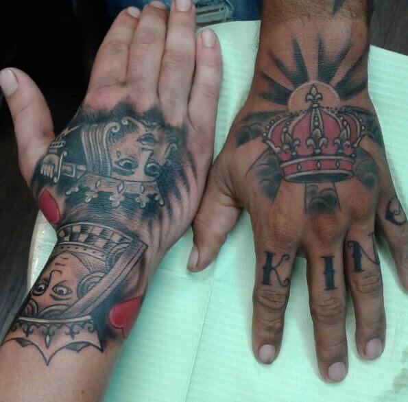 165+ Top King And Queen Tattoos For Couples 2018 - Page 3 of 5