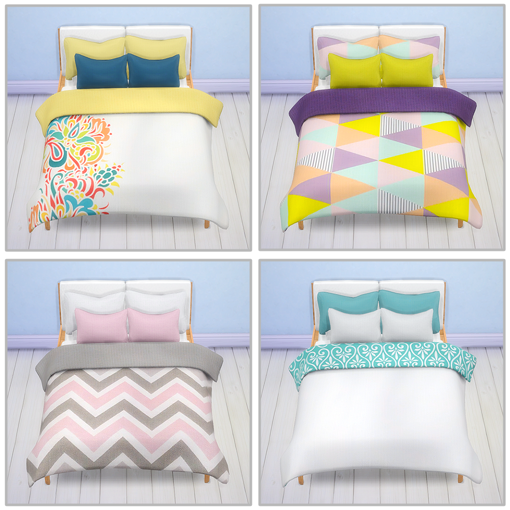 Sims 4 Cc Single Bed Blankets