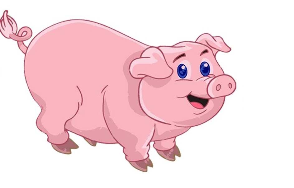 Картинка свинья для детей на прозрачном фоне для детей