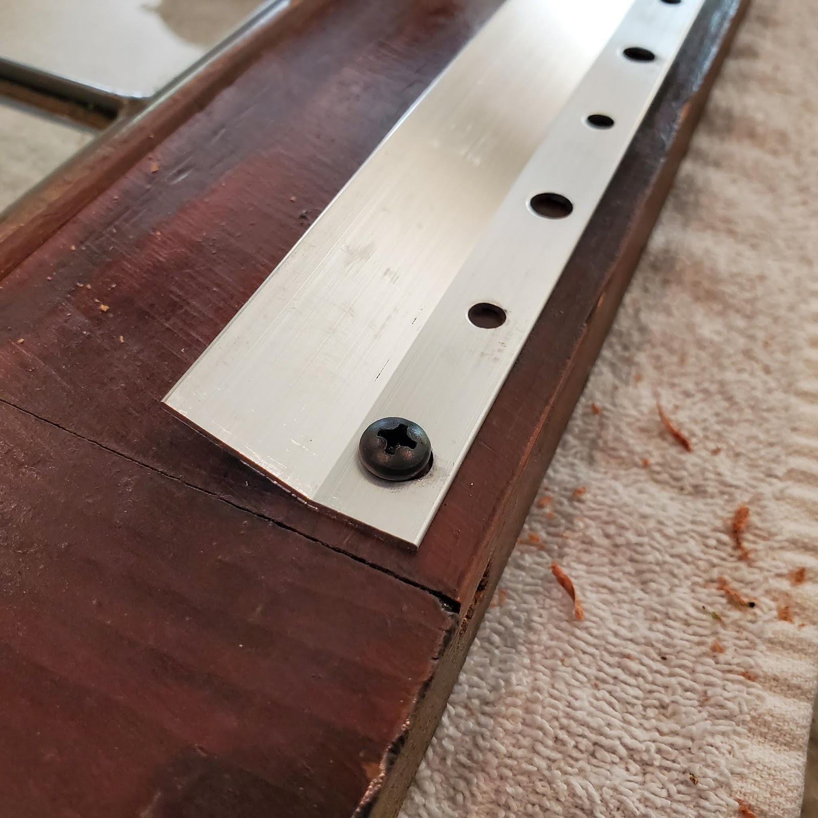 Hanging Antique Windows on a Wall French Creek Farmhouse