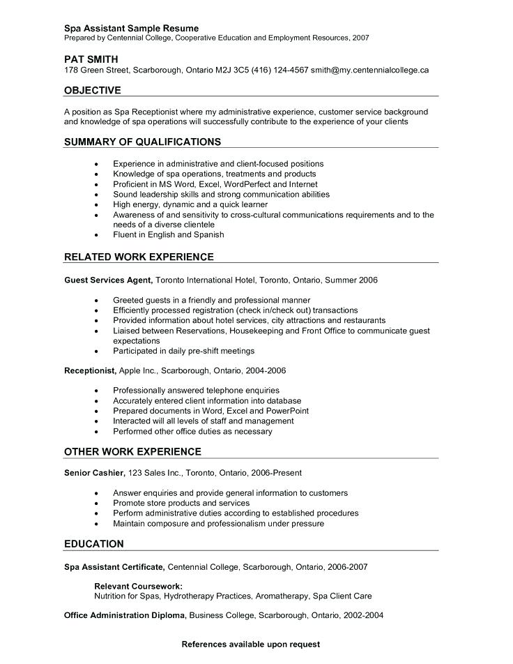 Samples Of Receptionist Resumes 2019 Resume Templates
