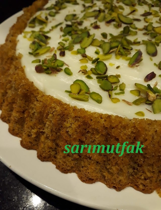 SARI MUTFAK MUHALLEBİLİ HAVUÇLU TART KEK