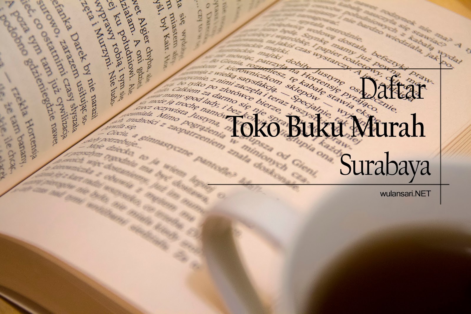 Toko Buku Murah di Surabaya