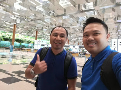 Masa yang panjang tu kami tak buang masa, untuk explore kawasan dalam airport Changi yang cukup canggih nih