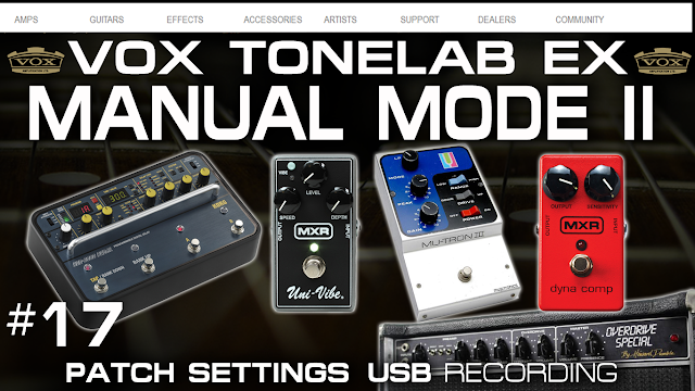 Pedaleira VOX Tonelab EX Patches / Presets. Simulador de Amp / Amp