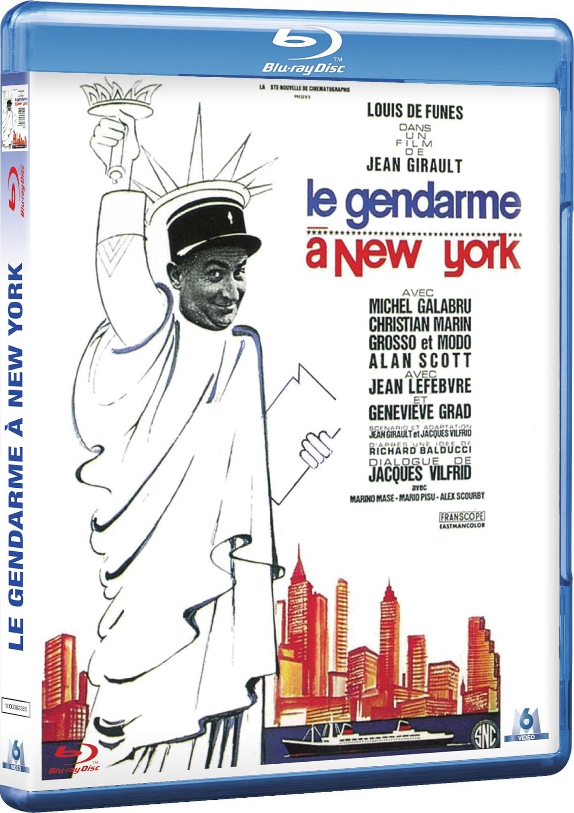 Le Gendarme à New York Jean Lefebvre 木马电影收藏库: 警察在纽约Gendarme à New York, Le