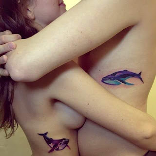 Tatuajes de ballena azul