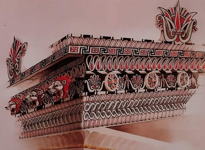 paestum templo de hera colores