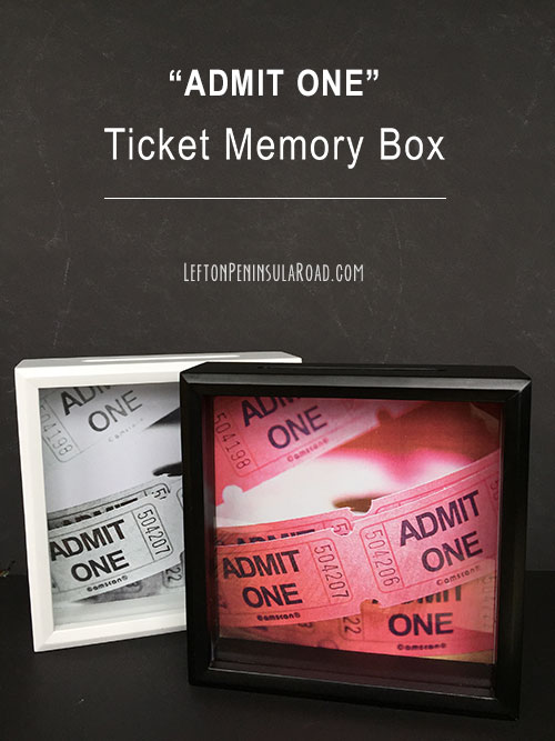 make it admit one ticket memory box left on peninsula road