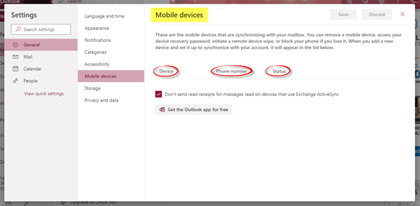 Paramètres Microsoft Outlook - Le Club Windows