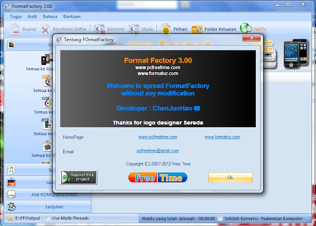 Free Download Format Factory 3.00 - New Update Terbaru 2012