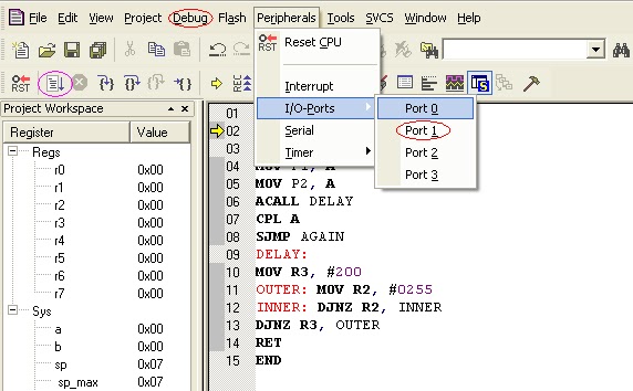 Creating Project in Keil Micro Vision
