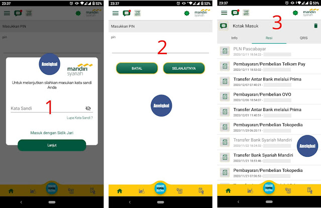 Bukti Transfer M Banking Mandiri Kita