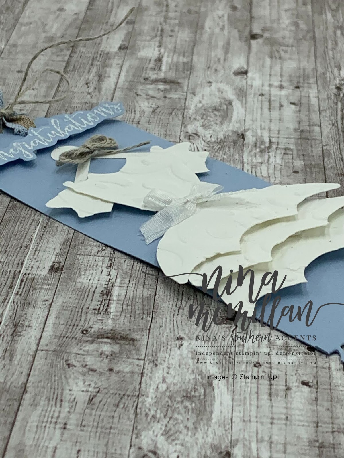 Nina's Southern Accents Gift Tag Using The Umbrella Builder Punch