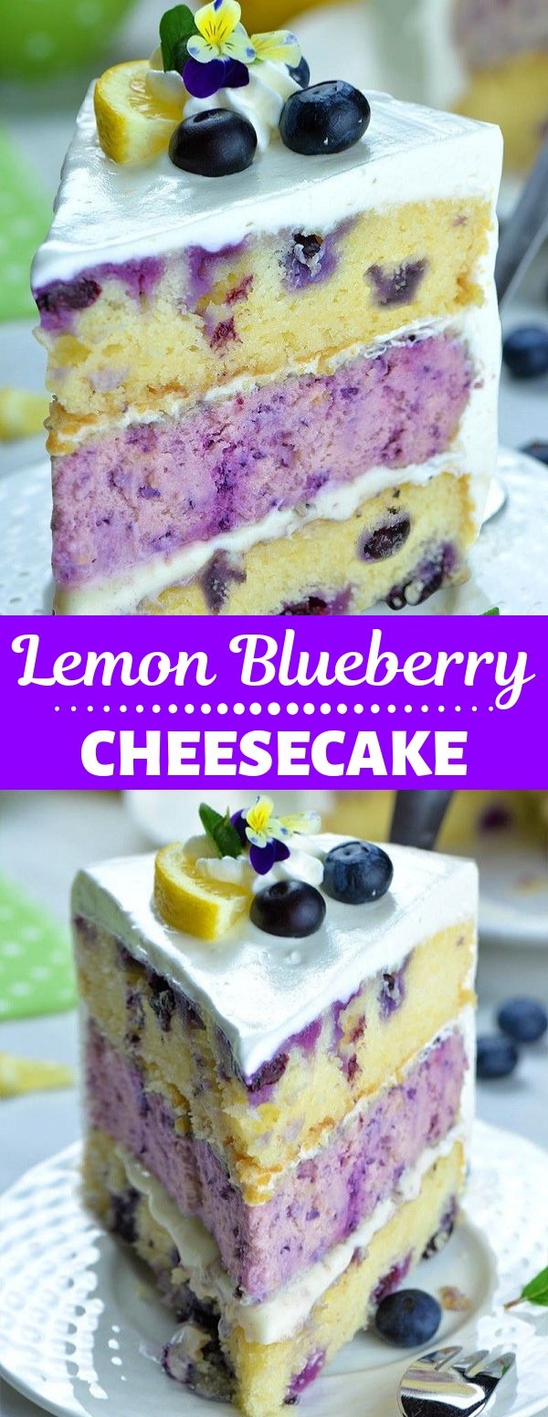Lemon Blueberry Cheesecake Cake Big Mama Recipe