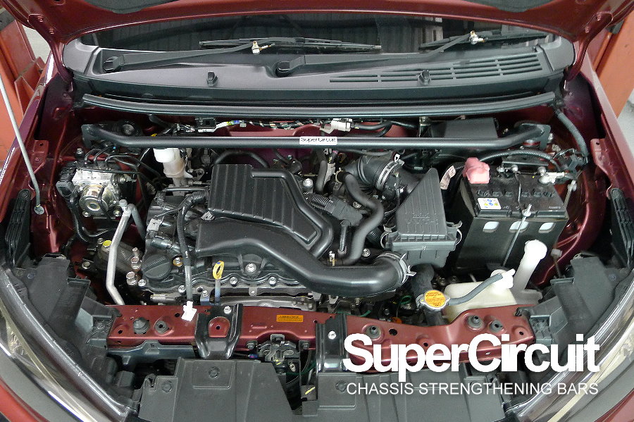 SUPERCIRCUIT CHASSIS STRENGTHENING BARS Perodua Bezza Front Strut Bar