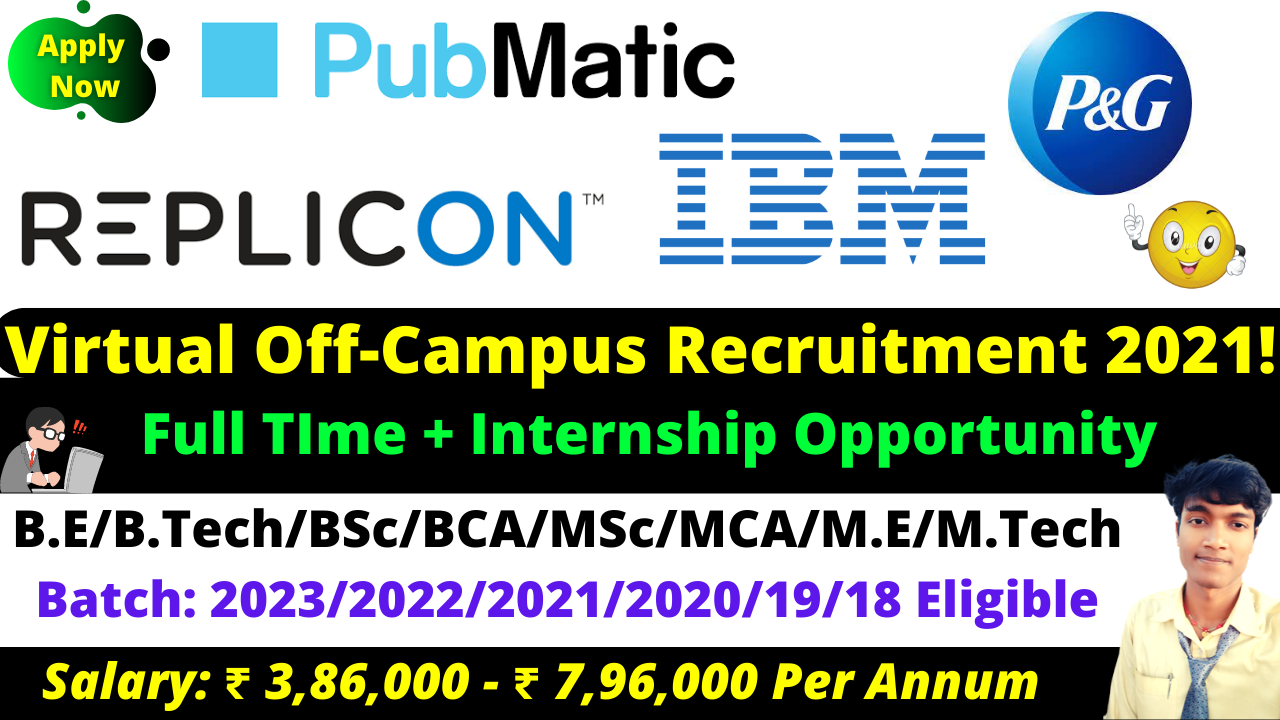 IBM Off Campus Drive 2021 Technical Support Associate