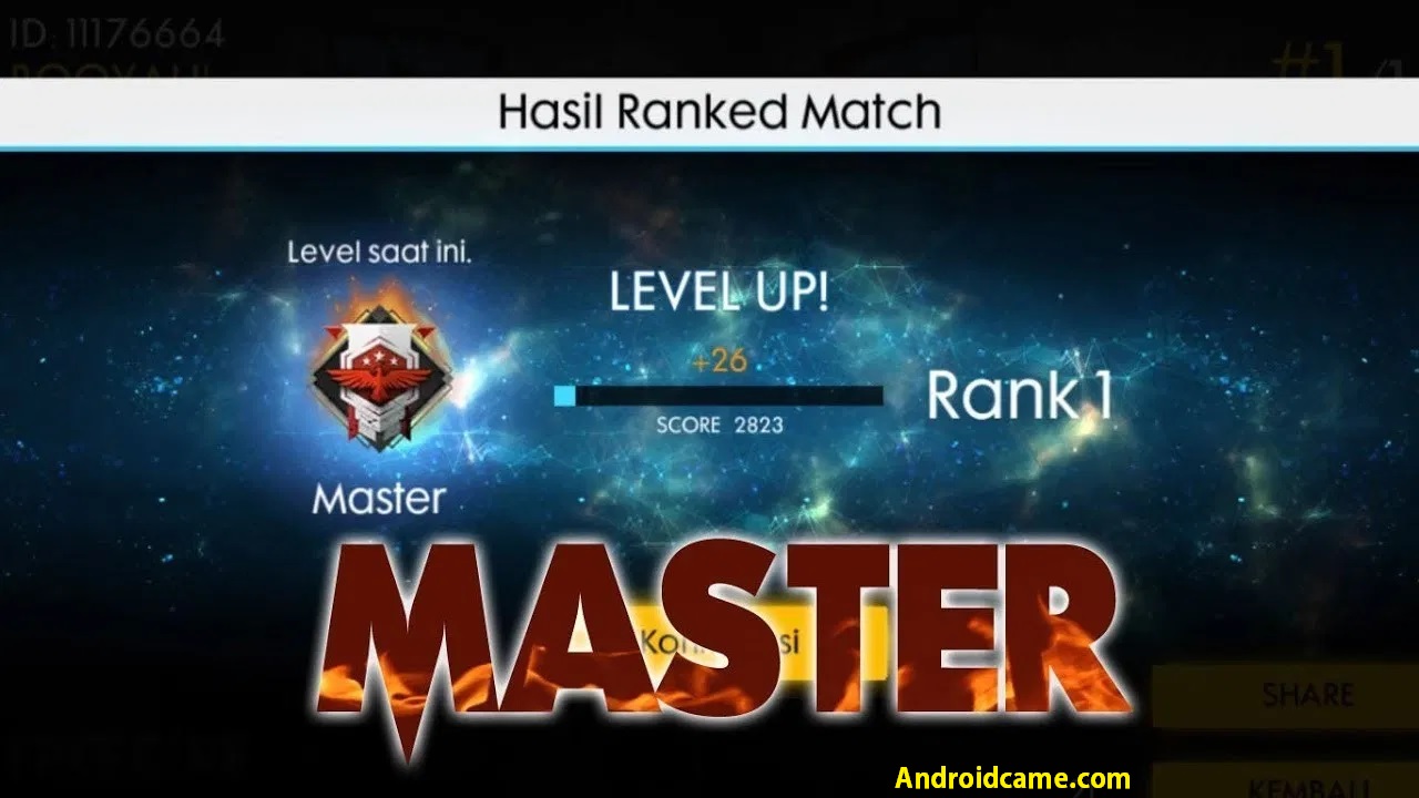 Ranked match. Level Master. Индонезия Match Masters. Самый большой уровень в фф.