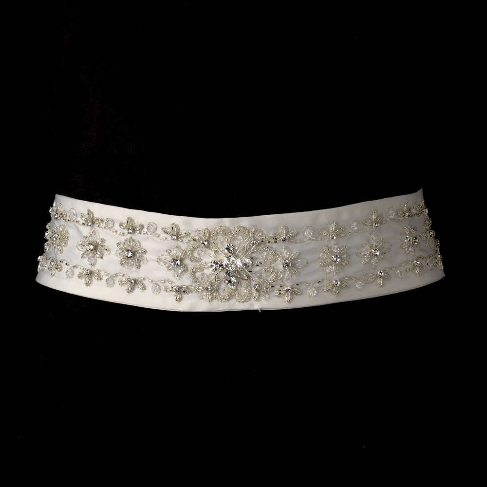 Wedding Dress Belt Gold Bridal Belt Bridal Sash Rhinestone Belt