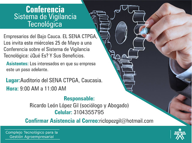 Conferencia Vigilancia Tecnologica/ SENA CAUCASIA