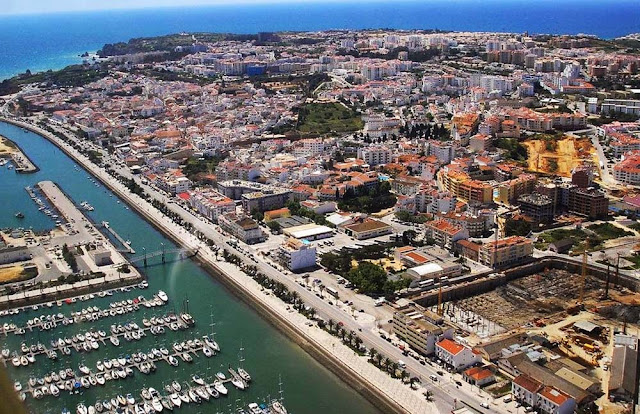 vista aérea de Lagos – Portugal
