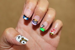 nails wonderland alice nail disney simple done designs visit newbies apply coat enjoy re