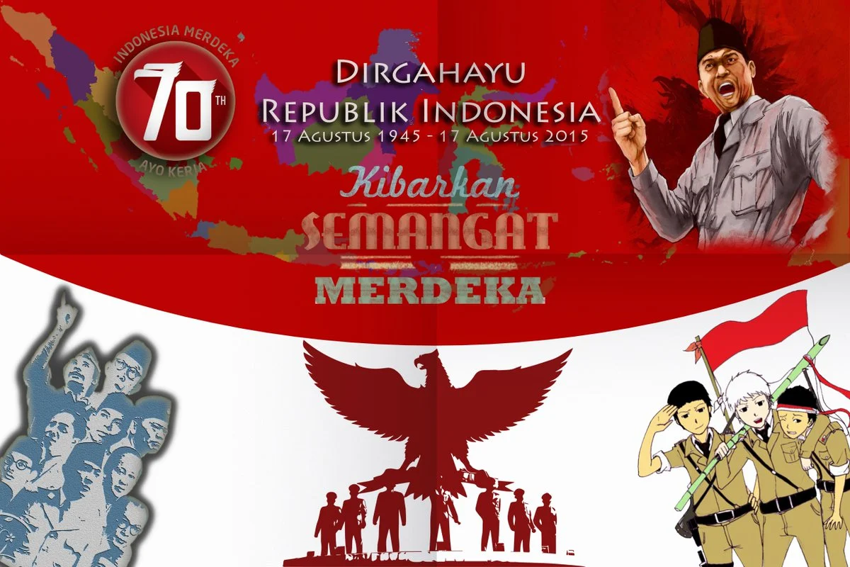Background Panggung 17 Agustus 70TH Dirgahayu Republik Indonesia
