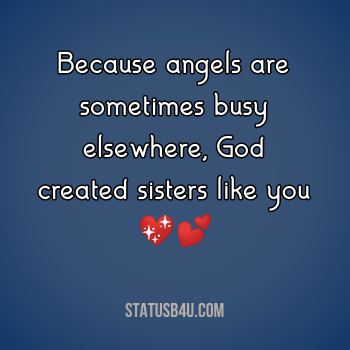 Sister Best Quotes for Facebook & Whatsapp
