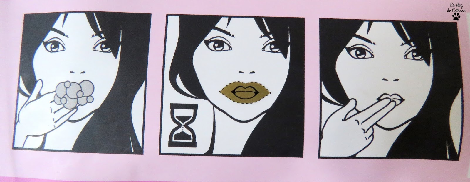 Gold Lip Mask - Masque Lèvres Doré - Action