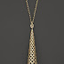 Fancy golden pendant