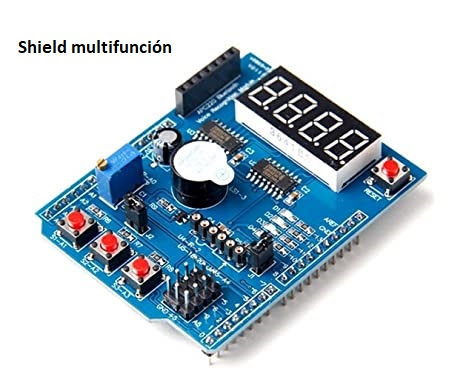 Arduino en Tecnología: Arduino + Shield multifunción