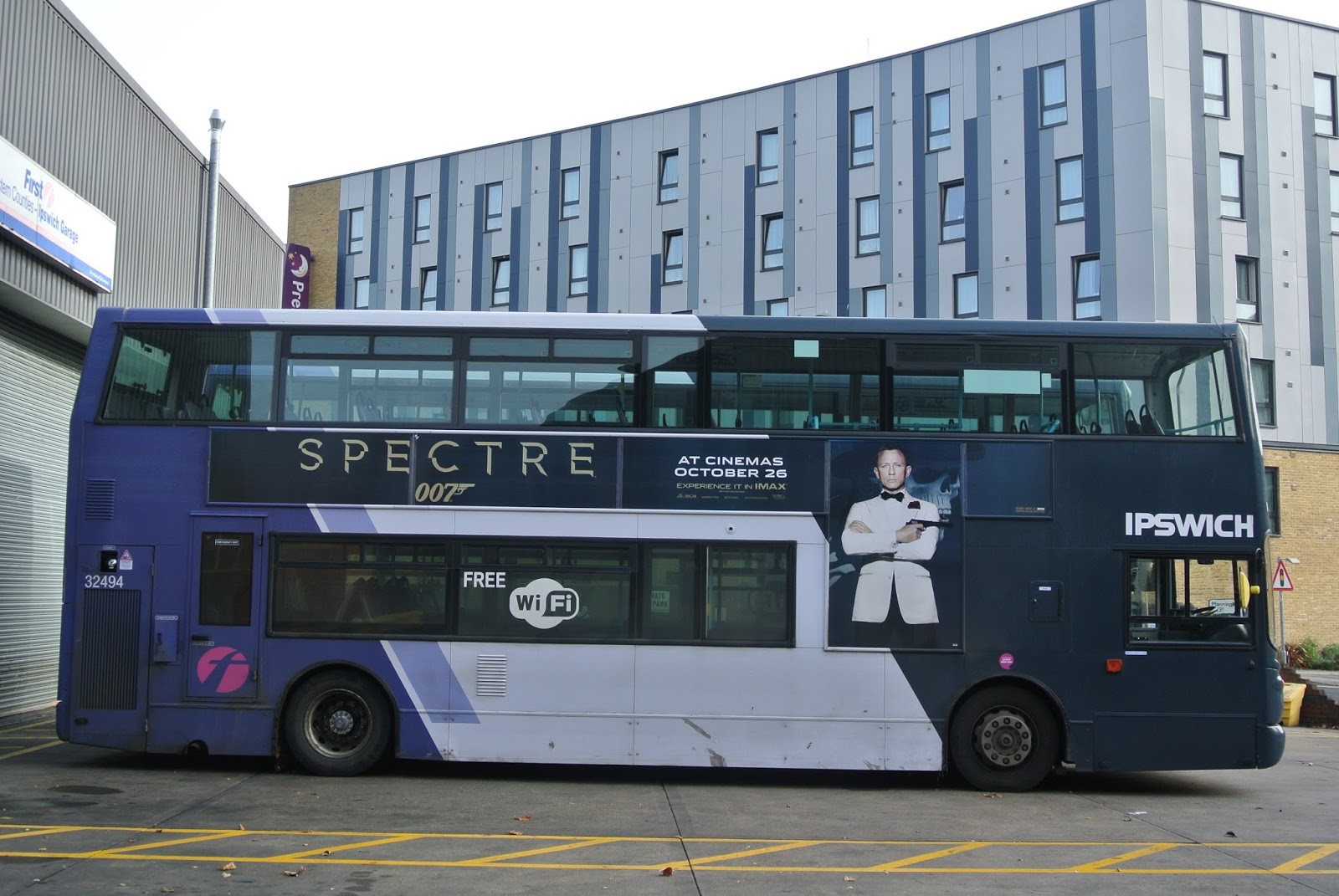 Ryan's Bus Blog First Ipswich town centre Foundation Street depot